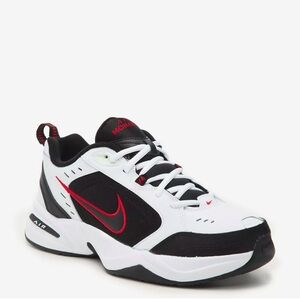 Nike Air Monarch IV White Black Red Sneakers
